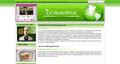 Desktop Screenshot of gostudybd.com